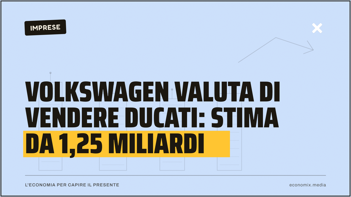 Volkswagen valuta di vendere Ducati: stima da 1,25 miliardi: immagine in evidenza per Economix
