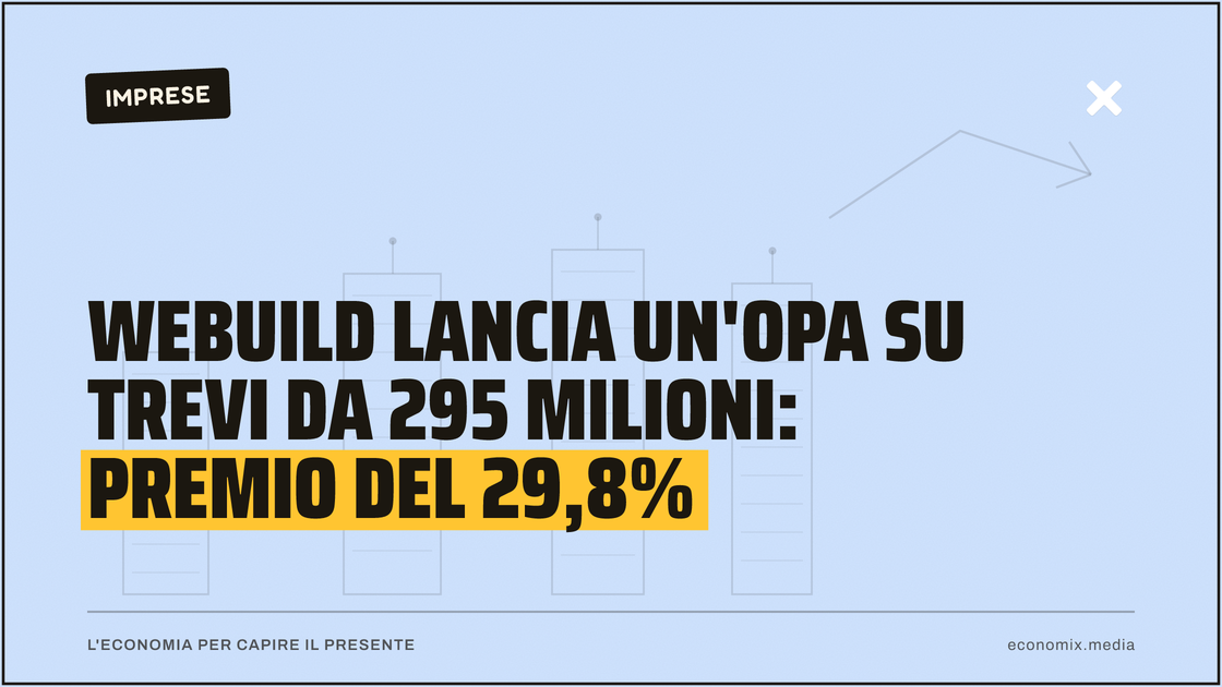 Webuild lancia un'opa su Trevi da 295 milioni: premio del 29,8%: immagine in evidenza per Economix